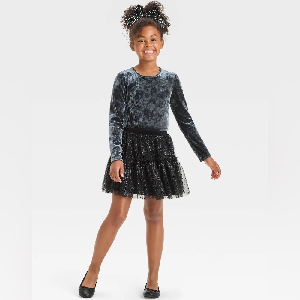 Cat & Jack Sparkly Tulle Skirt
